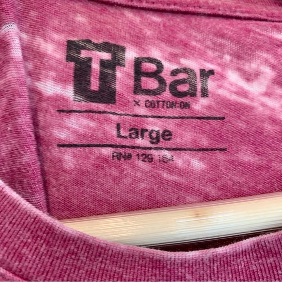 Magenta “ Perfect “ Burnout Cotton Blend Short Sleeve Graphic Tee​ - Picture 4 of 5